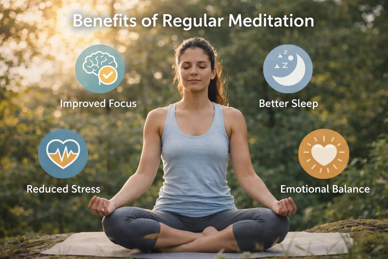 Benefits of regular meditation for mental wellbeing