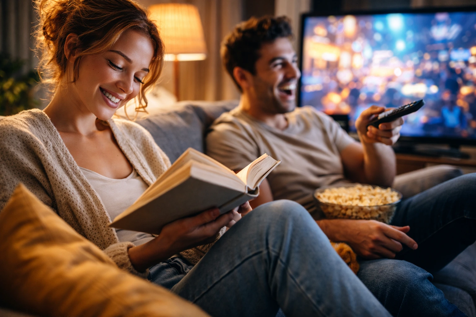 reading books vs watching series overview page