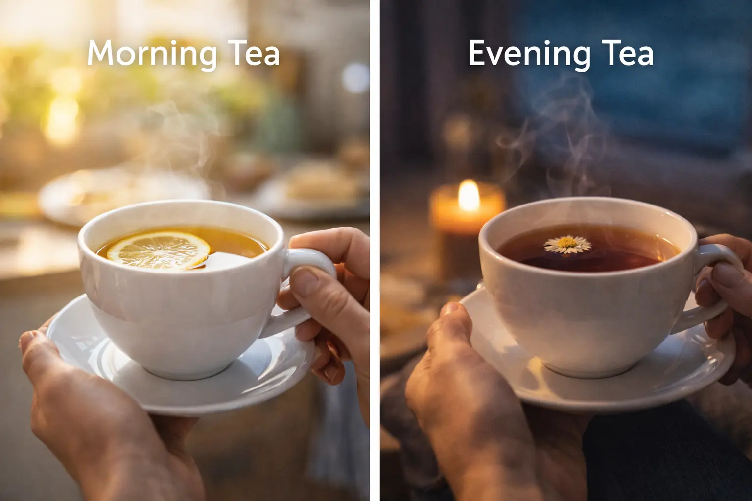 which tea to drink in the morning vs evening overview page