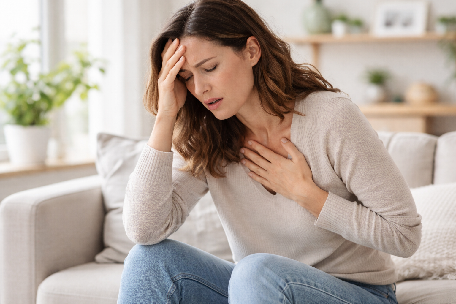 panic attack symptoms overview page