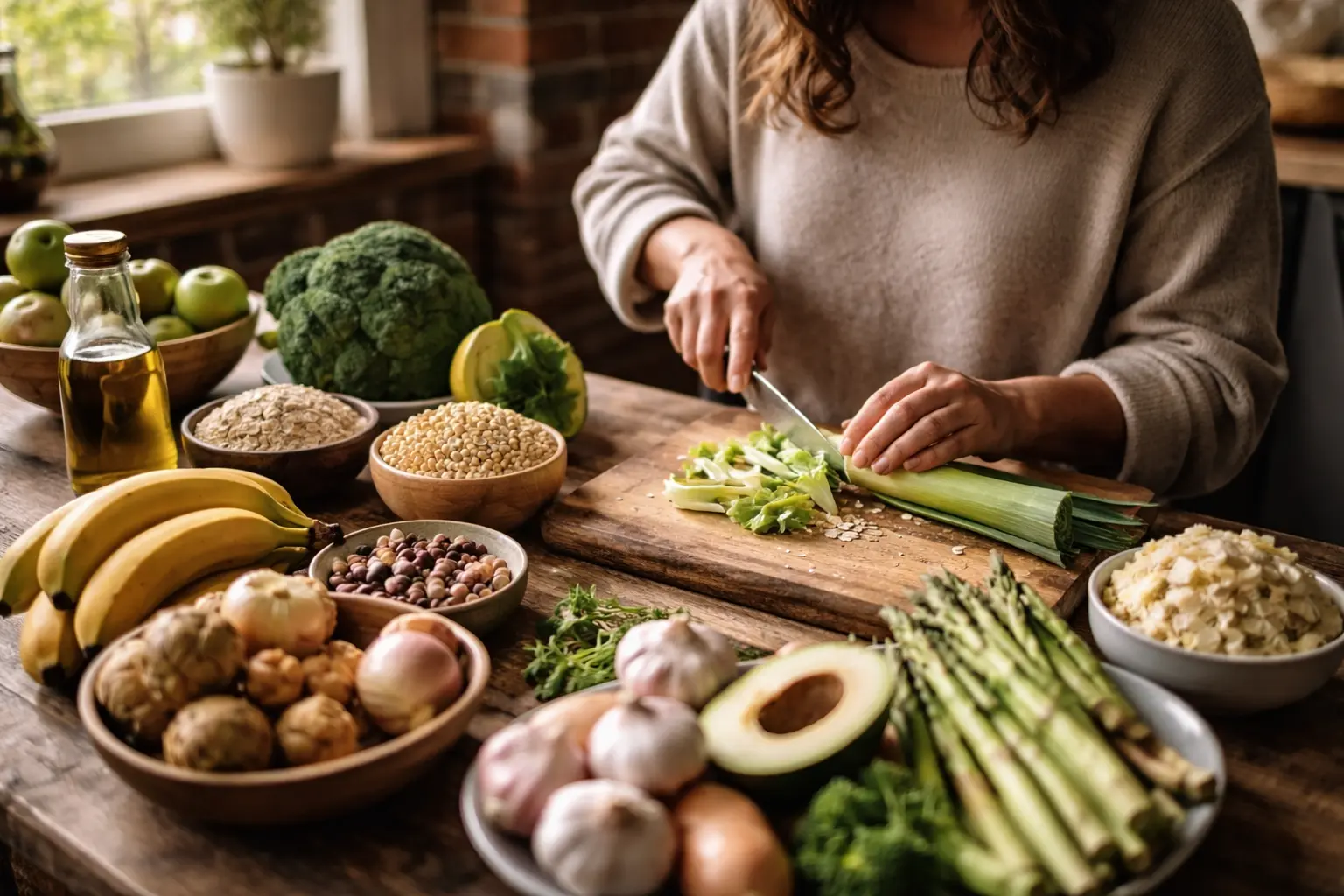 prebiotics foods list overview page