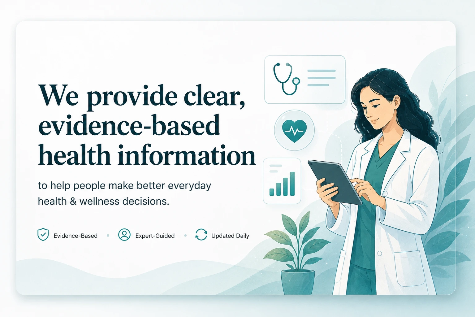 Global Health Beacon evidence-based health guidance banner