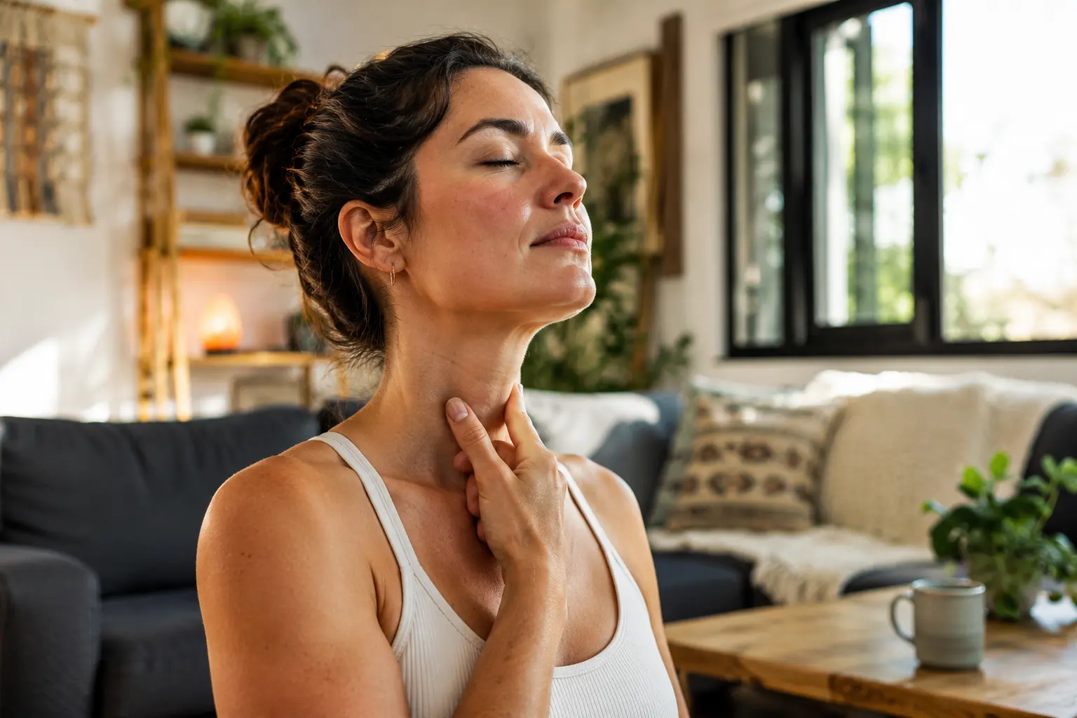 Vagus nerve exercises for relaxation and nervous system support