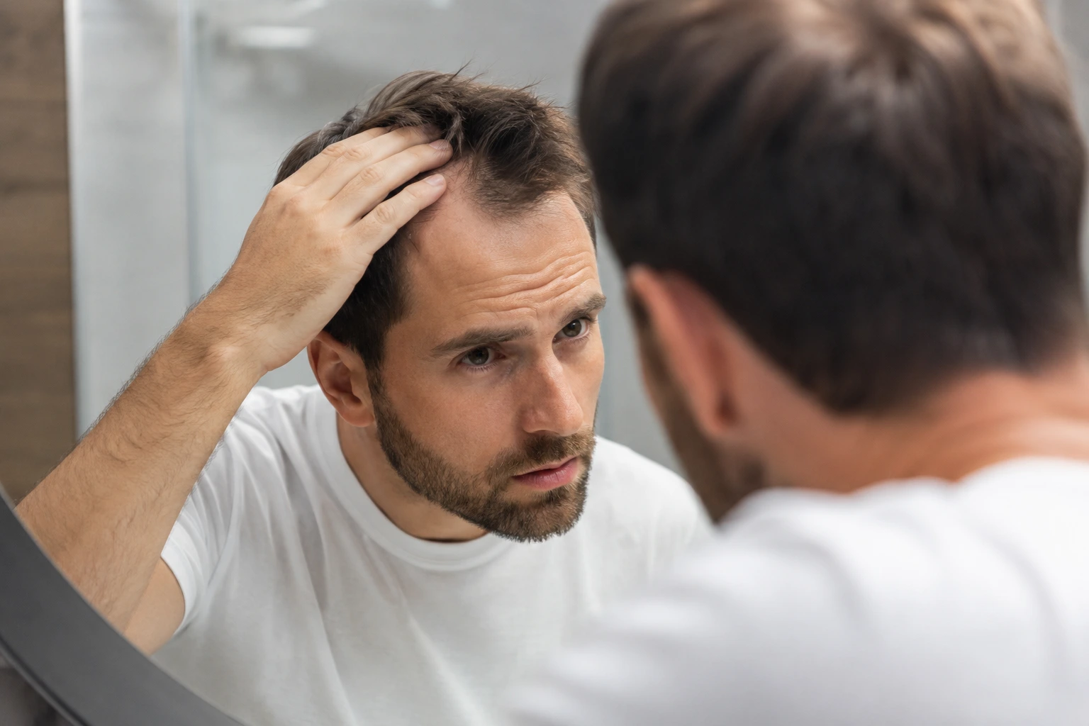 hair thinning early signs overview page