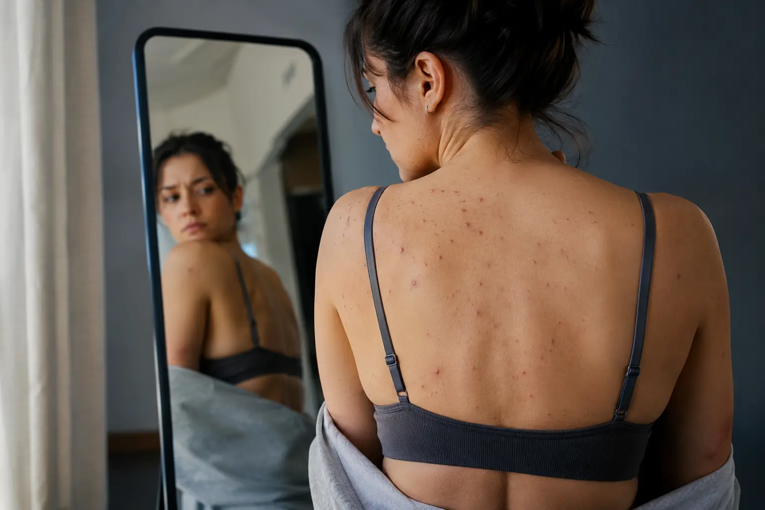 body acne causes overview page