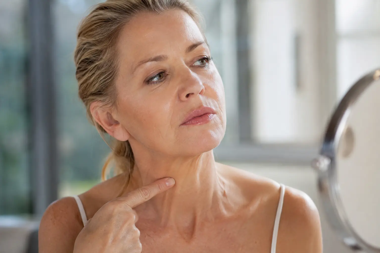 neck skin aging signs overview page